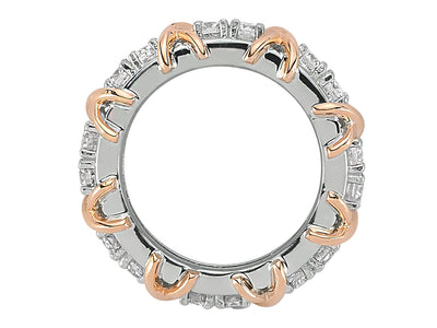 14K Weißgold Diamant-Tamtur Ring – 1,20 Karat
