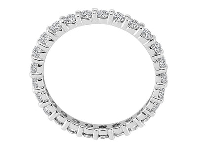 Tamtur-Ring aus 14K Weißgold mit 25 natürlichen Diamanten – 1,25 Karat – 23R0053