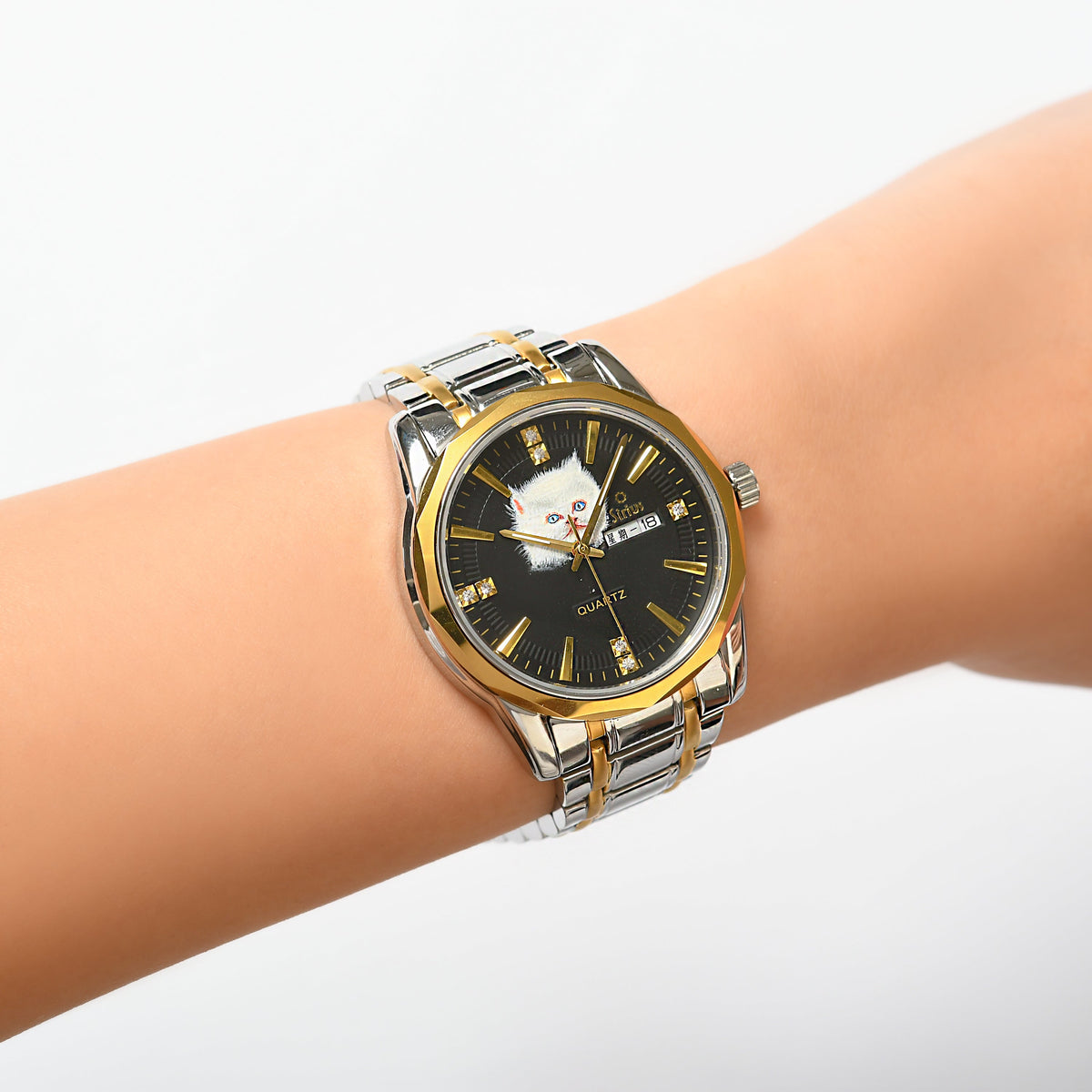 Cute Cat Lady Watch – high-quality Jewelry by Rosy Lab Diamonds