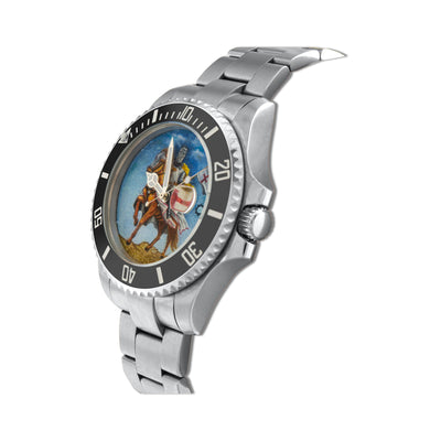 Noble watch in knight design