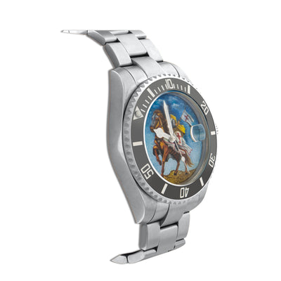 Noble watch in knight design