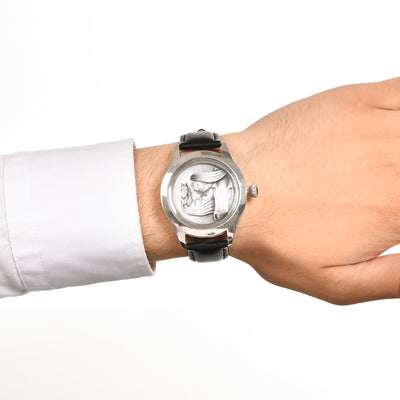 Black White Horses Watch