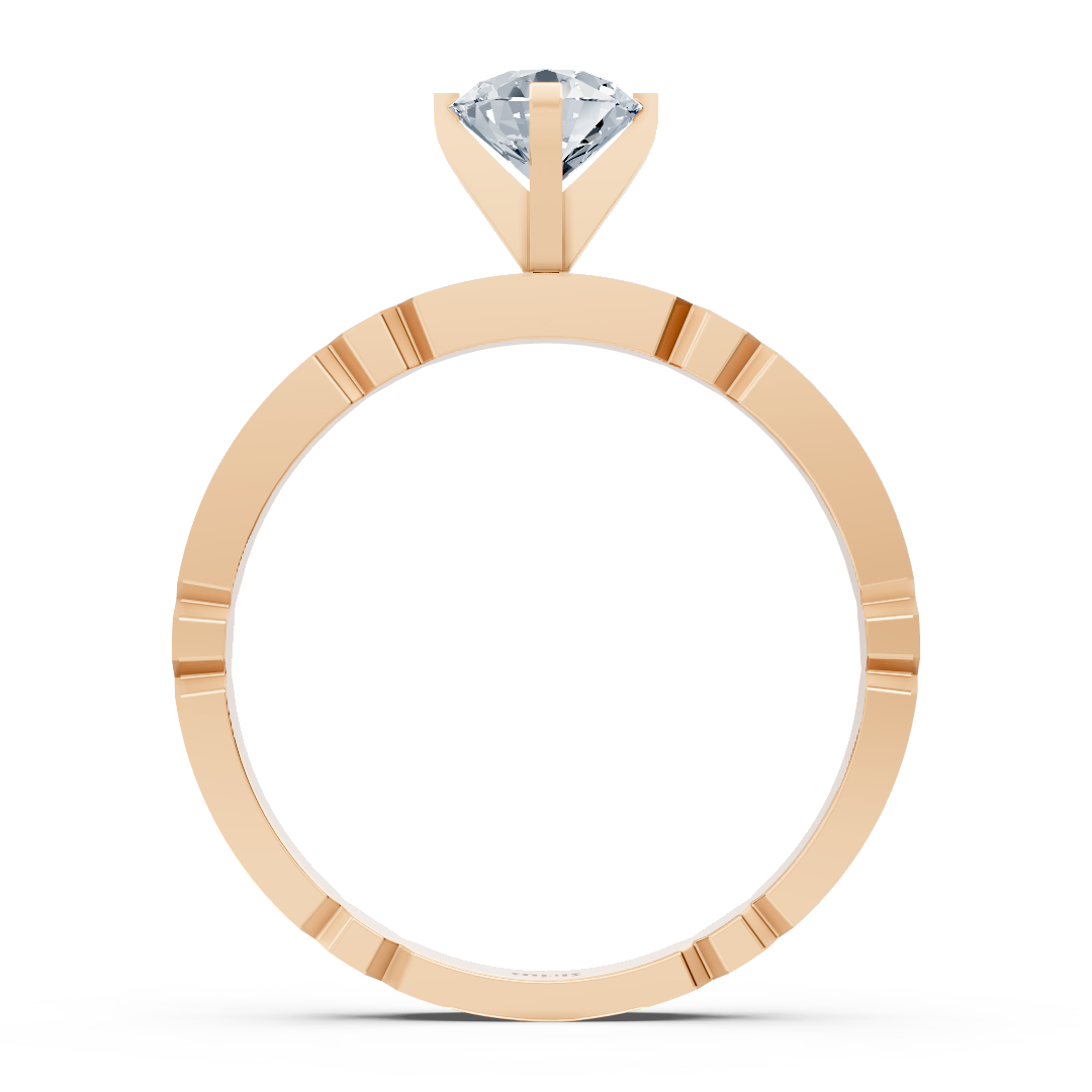 Roségold-Ring mit Solitär und feinen Labor-Diamanten - hochwertiger Schmuck von Rosy Lab Diamonds