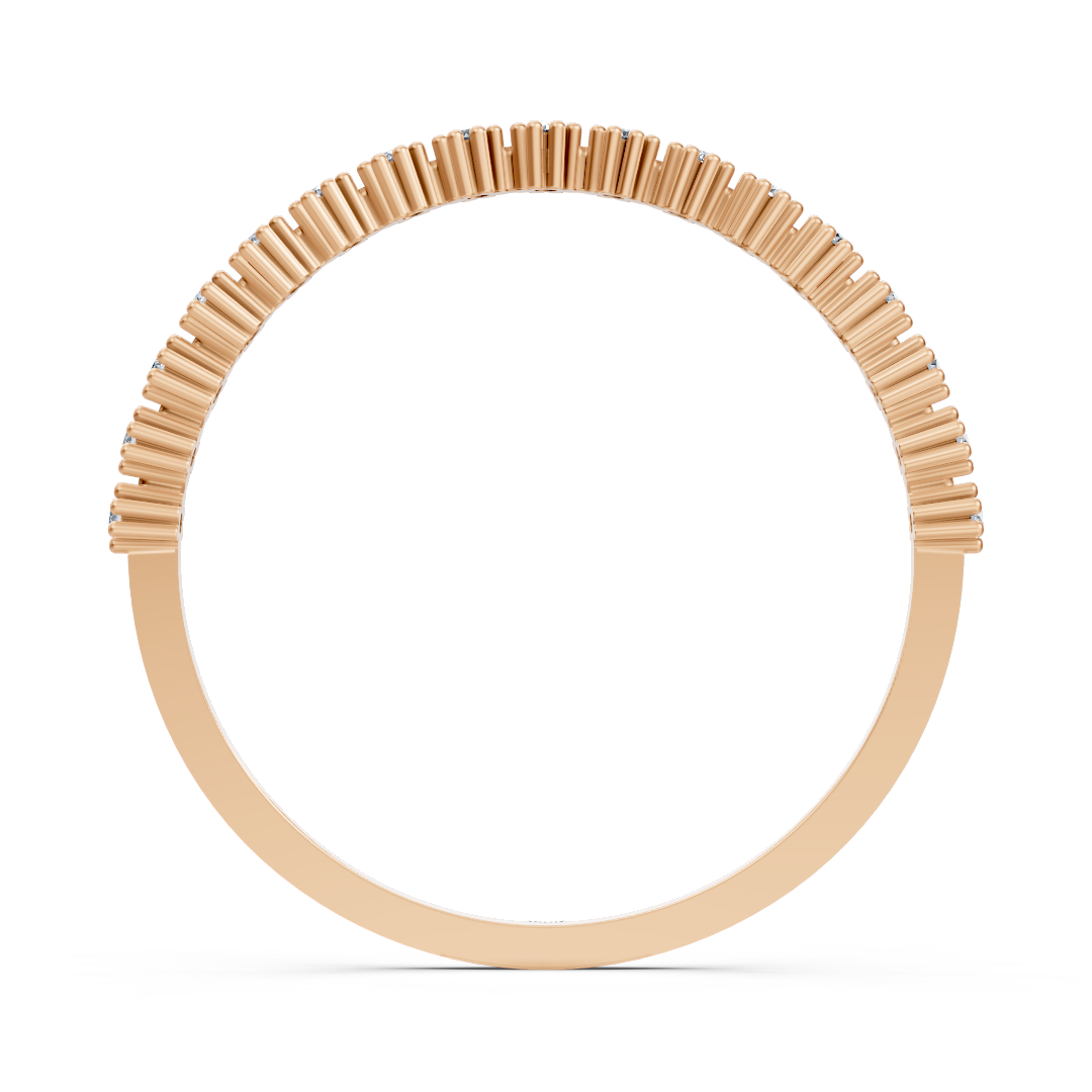 Zarter Roségold-Ring mit Runddiamanten - 0,07 ct - hochwertiger Schmuck von Rosy Lab Diamonds