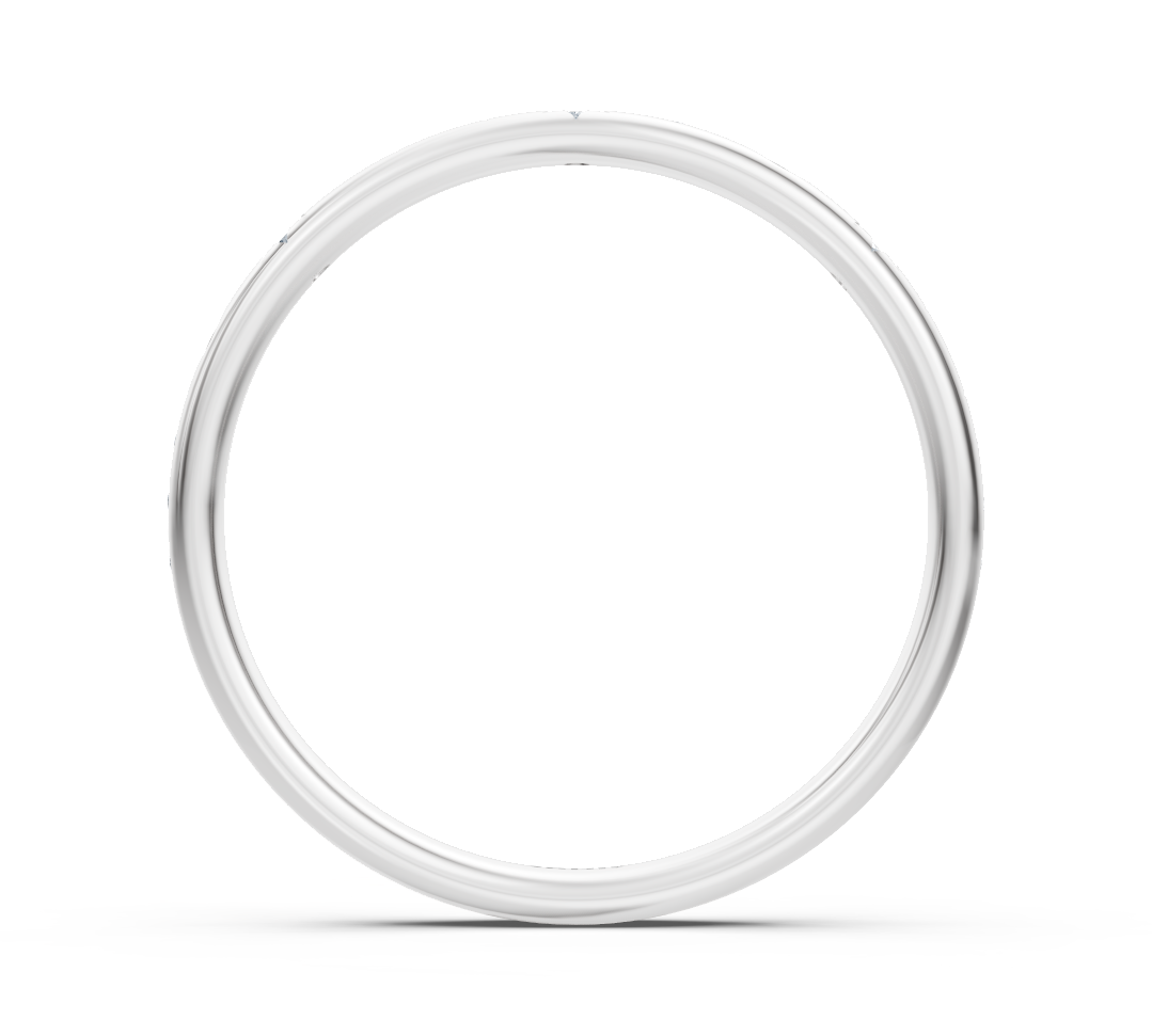 Bague Himmelsglanz en or blanc avec de délicats diamants de laboratoire