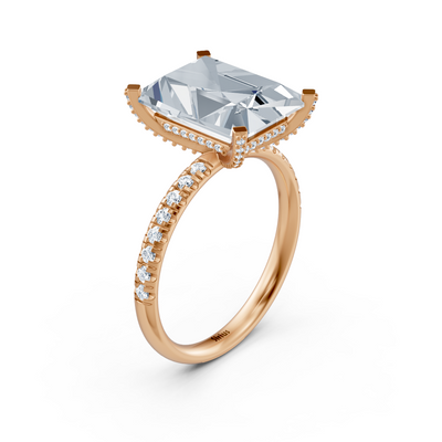 Radiance Ring with Lab Diamond in Rose Gold – 77R0261
