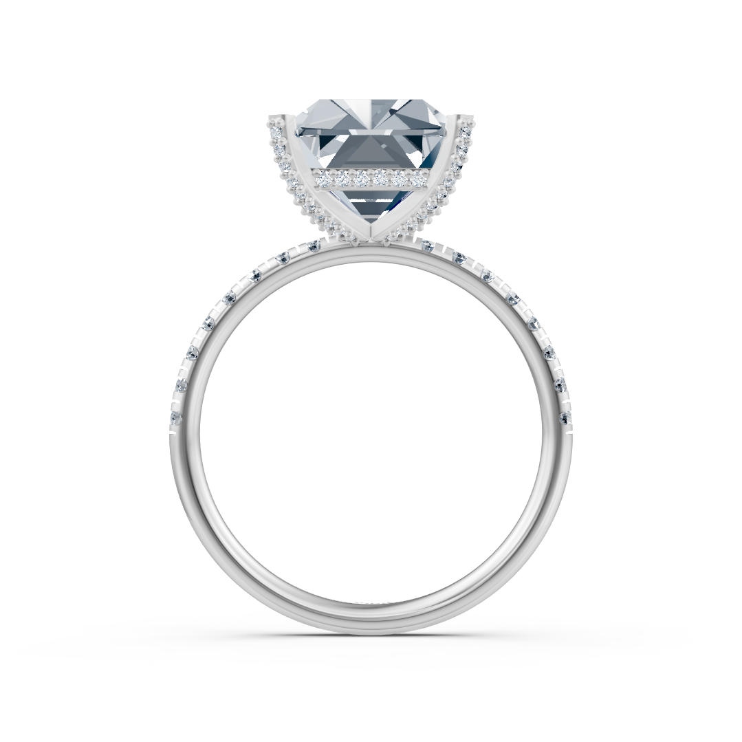 Radiance Ring with Lab Grown Diamond in White Gold - 77R0261 - high-quality Jewelry from Rosy Lab Diamonds