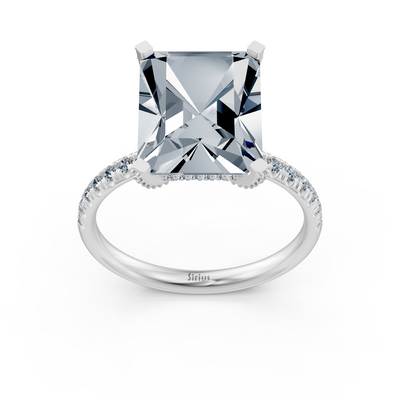 Radiance Ring with Lab Diamond in White Gold – 77R0261