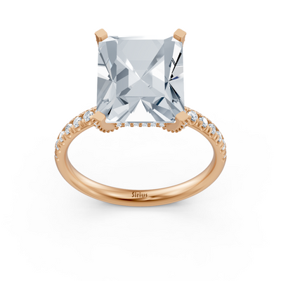Radiance Ring with Lab Diamond in Rose Gold – 77R0261