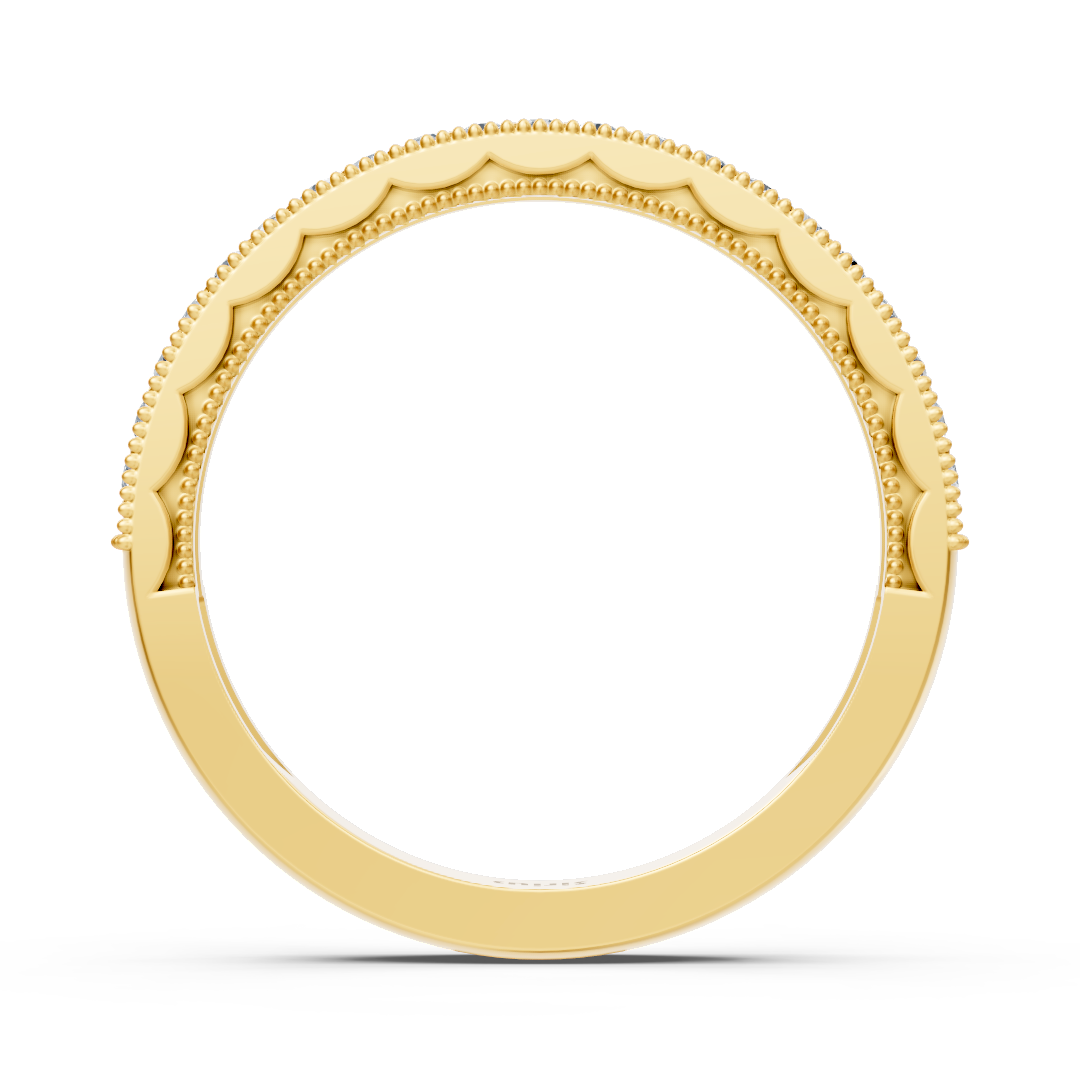 Feiner Gelbgoldring mit laborgezüchteten Diamanten - hochwertiger Schmuck von Rosy Lab Diamonds