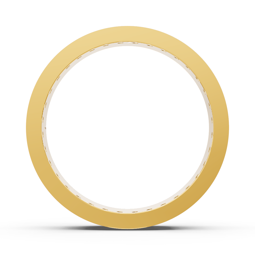 Elegant Yellow Gold diamond ring with 36 diamonds – 1.30 mm, 0.360 carats, 14-karat gold – high-quality Jewelry from Rosy Lab Diamonds