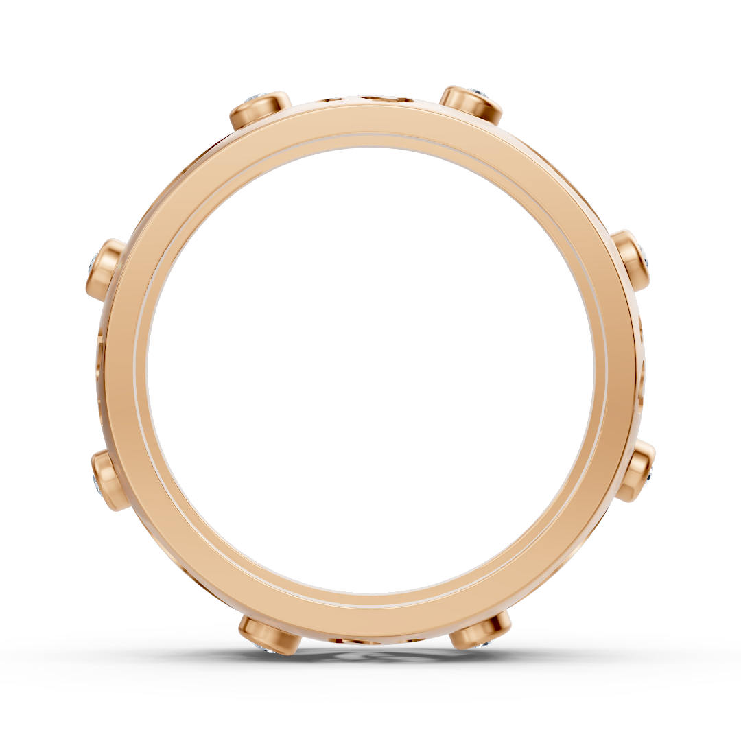 Roségold-Rankenring mit Labordiamanten - hochwertiger Schmuck von Rosy Lab Diamonds