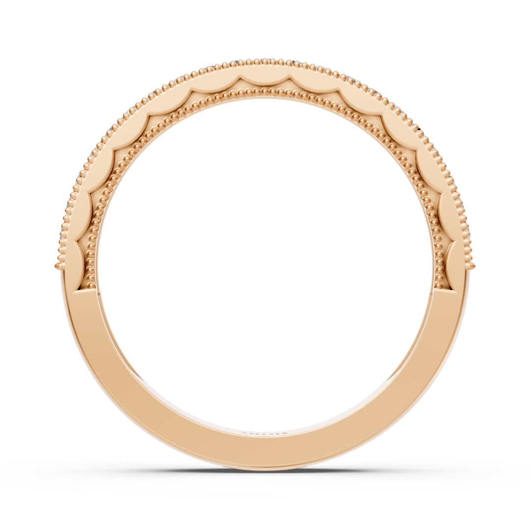 Zarter Roségoldring mit laborgezüchteten Diamanten - hochwertiger Schmuck von Rosy Lab Diamonds