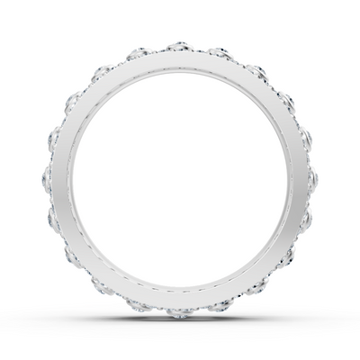 14 carat white gold Pırlanta Pavé ring "Glamour"