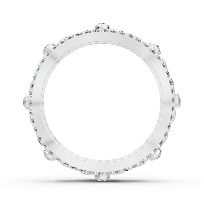 Birgie 14K White Gold Diamond Heart Vine Ring - Romantic Elegance