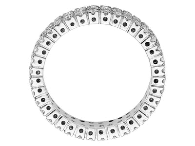 Eleganter Tamtur-Ring mit 72 Diamanten aus 14K Weißgold (0,80 ct)