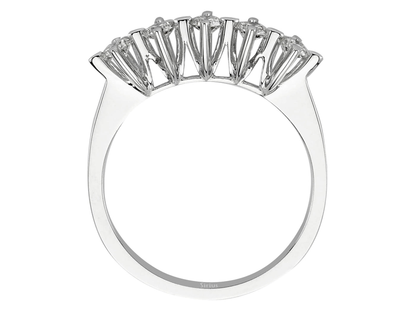 5 laboratuvarda yetiştirilmiş 0,40 karat elmaslı Beyaz Altın yüzük, 14 karat altın - Rosy Lab Diamonds’tan yüksek kaliteli Mücevher
