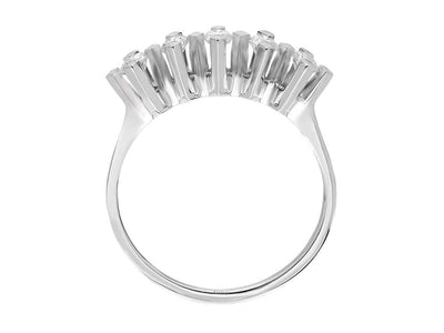 Classic 5-Stone Diamond Ring – 0.50 ct – 14K White Gold