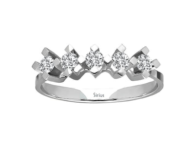Classic 5-Stone Diamond Ring in 14K Gold