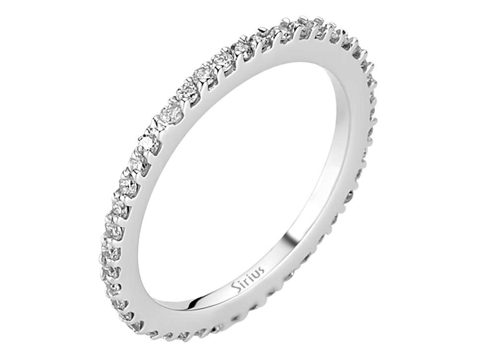 Feiner Vollreif mit 50 laborgezüchteten Diamanten - 14 Karat Gold - hochwertiger Schmuck von Rosy Lab Diamonds