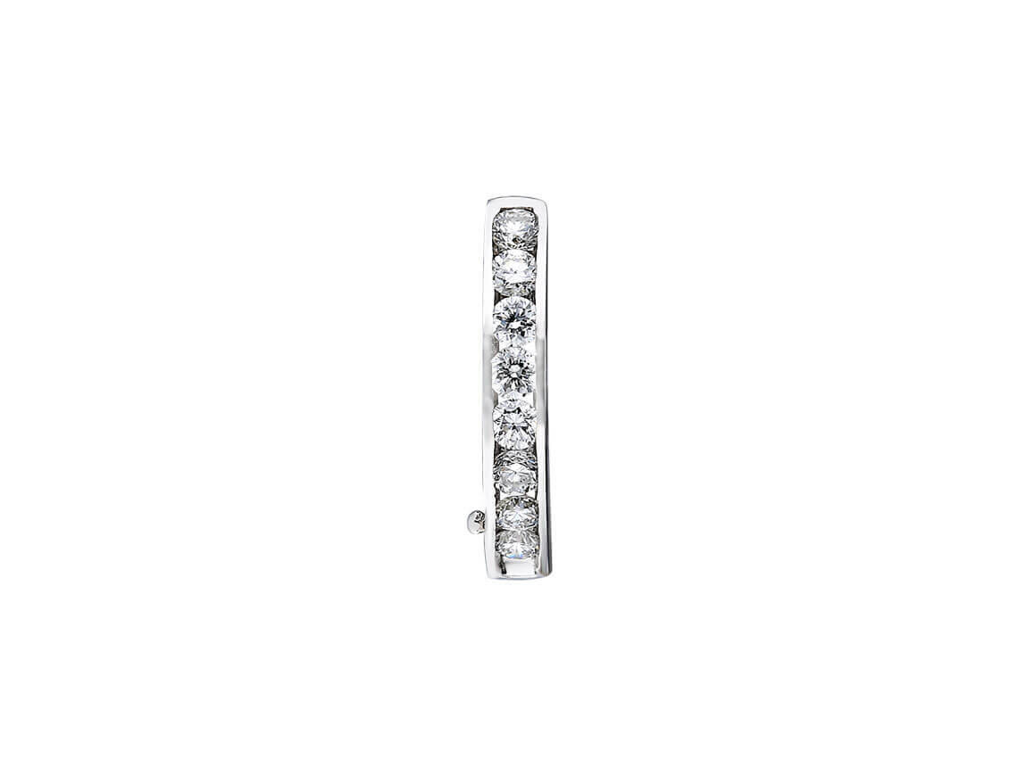 كريول للرجال مع ألماس مخبري من ذهب أبيض عيار 333 - مجوهرات عالية الجودة من Rosy Lab Diamonds