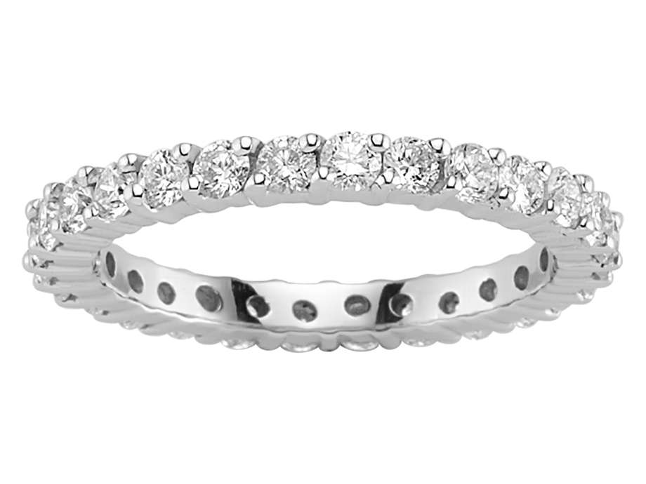 Sparkling Diamond eternity ring with 28 lab-grown diamonds - 14-karat gold - high-quality Jewelry by Rosy Lab Diamonds