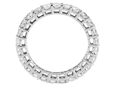 Glänzender Tamtur-Ring mit 24 rund geschliffenen laborgezüchteten Diamanten, 1,82 ct, in 14K Weißgold