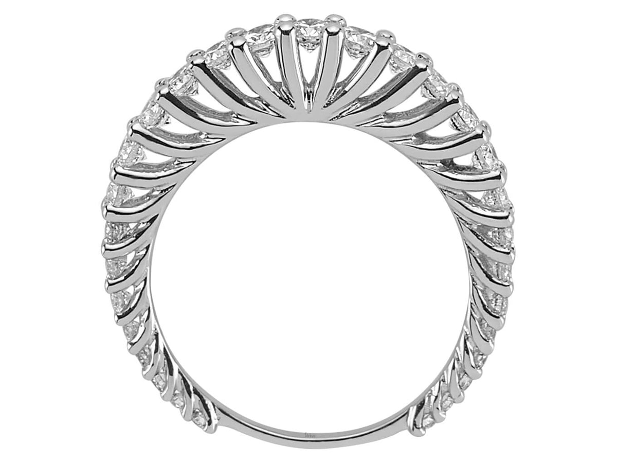 1,06 ct pırlantalı 14K Beyaz Altın Tamtur yüzük | 04R0246 - Rosy Lab Diamonds'tan kaliteli Mücevher