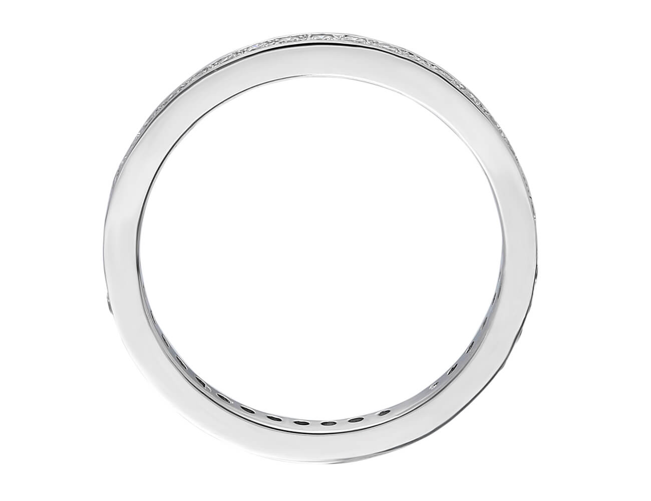 Eleganter Diamant-Tamtur-Ring aus 14K Weißgold – 0,44 Karat