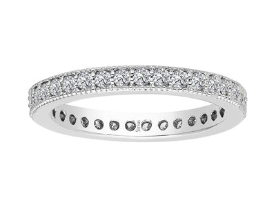 Eleganter Weißgold-Tamtur-Ring mit 32 Rundschliff-Diamanten