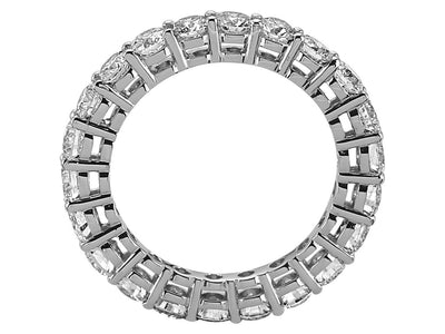 Luxuriöser Diamant-Trauring mit 2,43 ct in 14K Weißgold