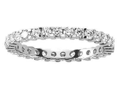 Eleganter Tamtur-Ring aus 14K Weißgold mit natürlichen Diamanten – 1,05 Karat – 23R0049