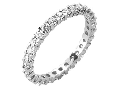 Eleganter Tamtur-Ring aus 14K Weißgold mit natürlichen Diamanten – 1,05 Karat – 23R0049