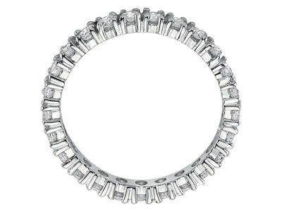 Tamtur-Ring mit 1,50 ct Labordiamanten in 14K Weißgold – Modell 23R0069