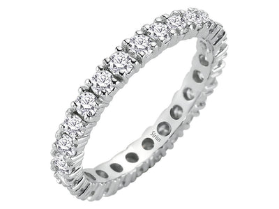 Tamtur-Ring mit 1,50 ct Labordiamanten in 14K Weißgold – Modell 23R0069
