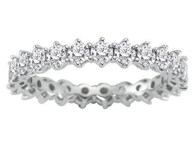 Feiner Tamtur-Ring mit 1,65 ct Labordiamanten in 14K Weißgold – Modell 23R0072