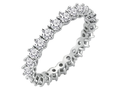 Feiner Tamtur-Ring mit 1,65 ct Labordiamanten in 14K Weißgold – Modell 23R0072