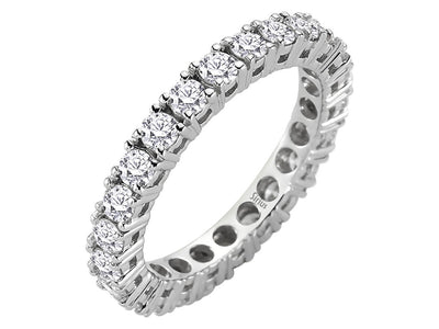 Tamtur-Ring mit 1,79 ct Labordiamanten in 14K Weißgold – Modell 23R0073