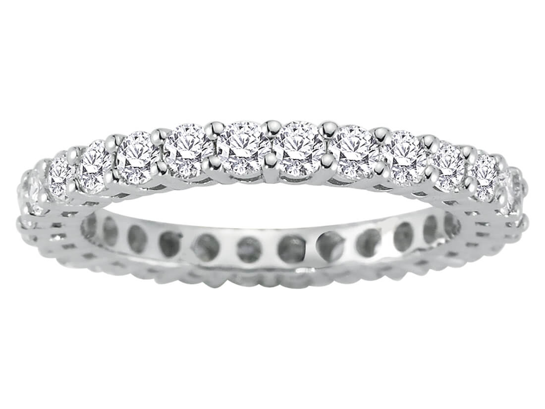Tamtur-Ring mit 1,64 ct Labordiamanten in 18K Weißgold - Modell 23R0074 - hochwertiger Schmuck von Rosy Lab Diamonds