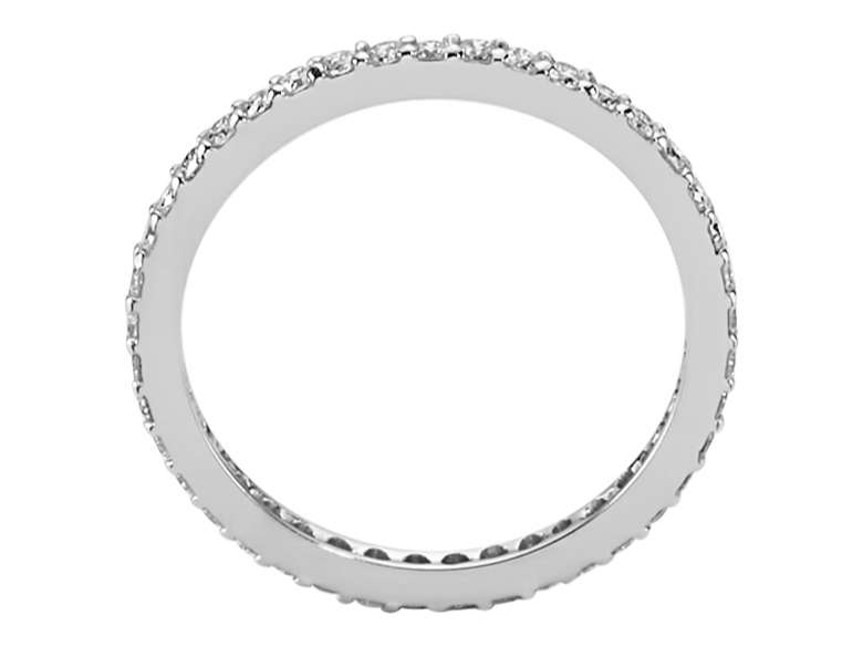 Bague Tamtur avec 41 diamants (0,45 ct) - Or Blanc 14 K - 1,20 g - Bijoux haut de gamme de Rosy Lab Diamonds