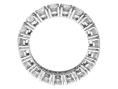 Exklusiver Memoire-Ring mit 2,13 ct Labordiamanten in Weißgold