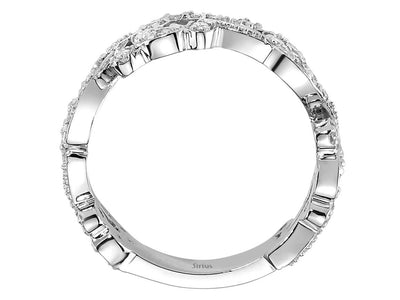 Fantasie-Diamantring – 40 Steine – 0,70 ct – 18K Weißgold