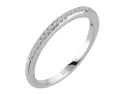 Feiner 14K Gold Halbkreis-Ring mit 22 Rundschliff Diamanten