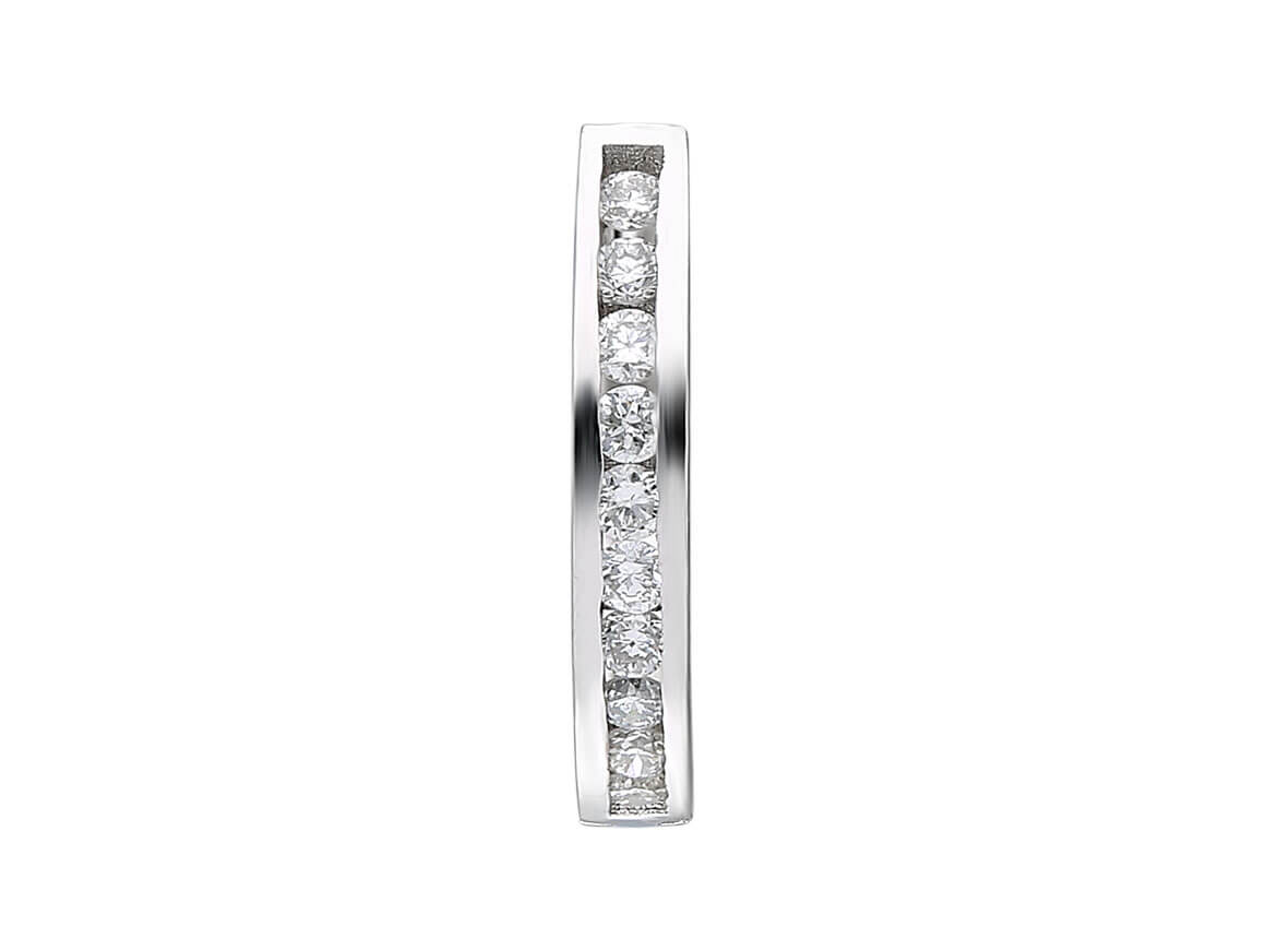 Herrenohrring mit Labordiamanten in 585er Weißgold | Eleganter Ohrschmuck - hochwertiger Schmuck von Rosy Lab Diamonds