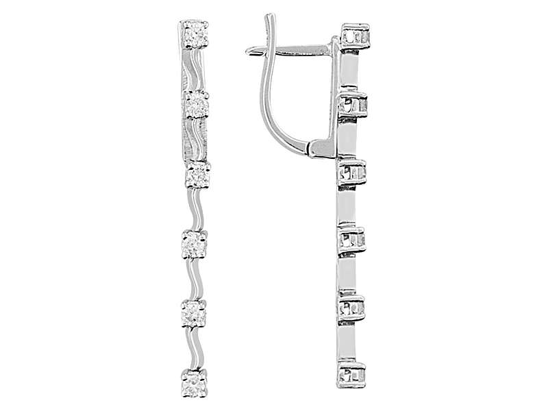 Ohrhänger mit Diamant & Labordiamanten | Rosy – hochwertiger Schmuck von Rosy Lab Diamonds