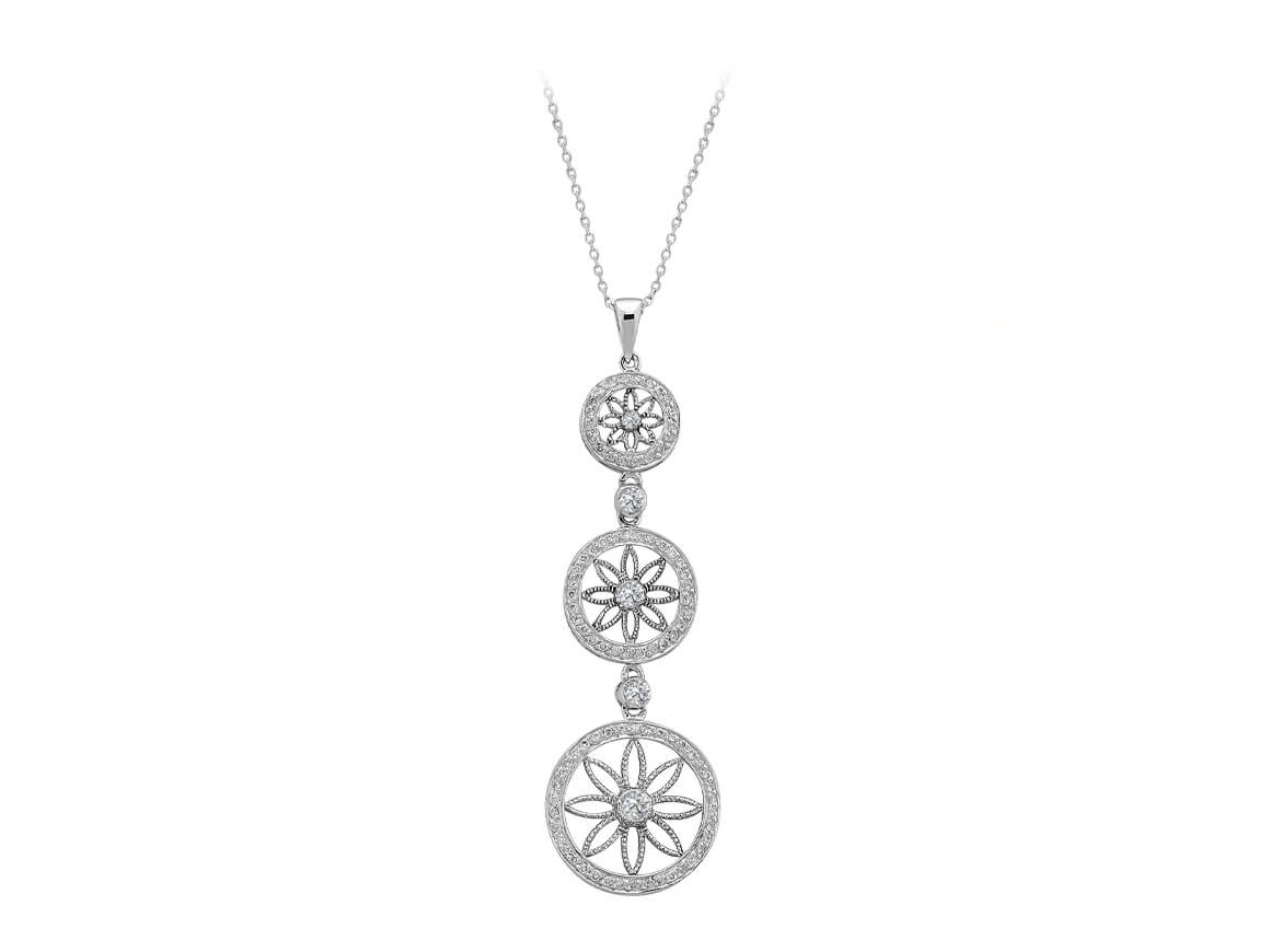 Anhänger „Blume des Lebens" mit Labor-Diamanten | 14K Gold | 0,60 ct - hochwertiger Schmuck von Rosy Lab Diamonds