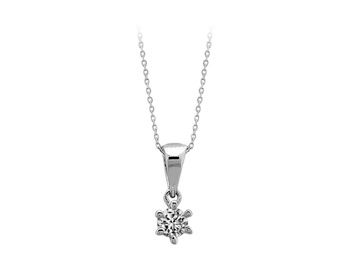 Halskette mit Diamant & Labordiamanten | Rosy – hochwertiger Schmuck von Rosy Lab Diamonds