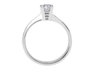 Klassischer Solitär-Diamantring mit einem laborgezüchteten Diamanten