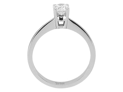 Eleganter Solitär-Diamantring – 0,43 Karat – 14K Weißgold – Modell 15R0070