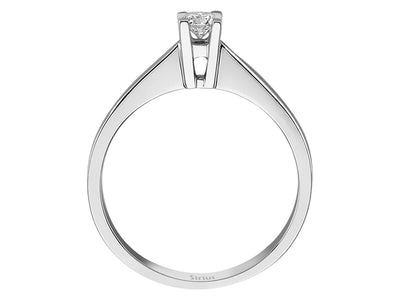Solitärring mit labordiamant – Modell 17R0162